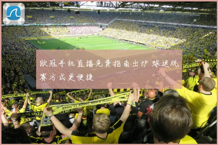 欧冠手机直播免费指南出炉 球迷观赛方式更便捷