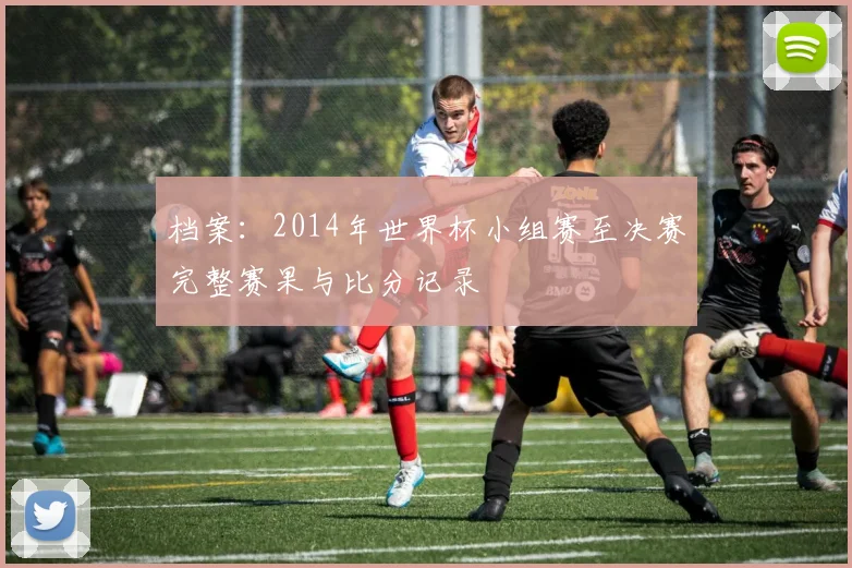 档案:2014年世界杯小组赛至决赛完整赛果与比分记录